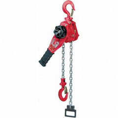 Coffing - 6,000 Lb Capacity, 15' Lift Height, Chain Manual Lever Hoist - Exact Tool & Supply