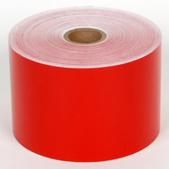 Cobra Systems - Labels, Ribbons & Tapes; Type: Vinyl Tape ; Color: Red ; For Use With: VNM4PRO ; Width (Inch): 4 ; Length (Feet): 150 ; Material: Vinyl - Exact Tool & Supply