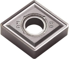 Kyocera - CNMG543 MU Grade PR015S Carbide Turning Insert - Megacoat Hard Finish, 80° Diamond, 5/8" Inscr Circle, 1/4" Thick, 3/64" Corner Radius - Exact Tool & Supply