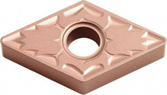 Kyocera - DNMG433 ZS Grade CA310 Carbide Turning Insert - TiCN/Al2O3 Finish, 55° Diamond, 1/2" Inscr Circle, 3/16" Thick, 3/64" Corner Radius - Exact Tool & Supply