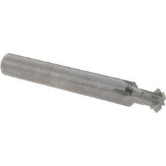 Accupro - 5/16° 5/16" Cut Diam, 1/8" Cut Width, 5/16" Shank, Solid Carbide Double-Angle Cutter - Exact Tool & Supply