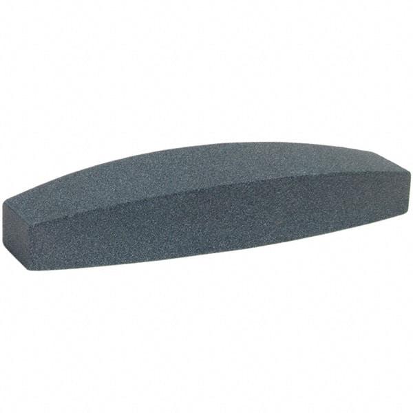 Norton - 9" Long x 2-1/2" Wide x 1-1/2" Thick, Silicon Carbide Sharpening Stone - Boat Shaped, Medium Grade - Exact Tool & Supply