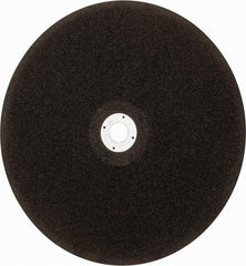 Norton - 14" Aluminum Oxide Cutoff Wheel - 1/8" Thick, 1" Arbor - Exact Tool & Supply