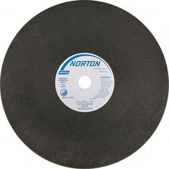 Norton - 24" Aluminum Oxide Cutoff Wheel - 7/32" Thick, 1-3/4" Arbor - Exact Tool & Supply