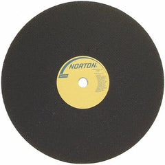 Norton - 30" Ceramic Cutoff Wheel - 1/4" Thick, 1-3/4" Arbor - Exact Tool & Supply