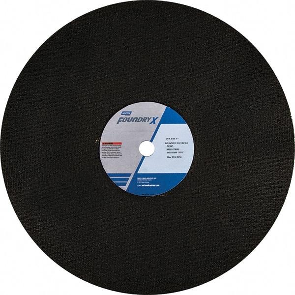 Norton - 20" Zirconia Alumina Cutoff Wheel - 5/32" Thick, 1" Arbor - Exact Tool & Supply