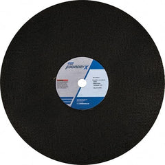 Norton - 20" Zirconia Alumina Cutoff Wheel - 5/32" Thick, 1" Arbor - Exact Tool & Supply