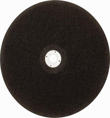 Norton - 14" Aluminum Oxide Cutoff Wheel - 1/8" Thick, 1" Arbor - Exact Tool & Supply
