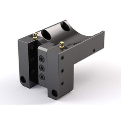 Global CNC Industries - Turret & VDI Tool Holders; Type: Mori OD Turning Block ; Clamping System: 102mm X 80mm ; Tool Axis: OD ; Through Coolant: No ; Outside Diameter (Decimal Inch): 1.2500 ; Additional Information: 4 Mounting Holes - Exact Tool & Supply