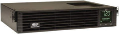 Tripp-Lite - 15 Amp, 1,500 VA, Tower & Rack Mount Line Interactive Backup Uninterruptible Power Supply - Backup 4 min with Full Load & 11.8 min with Half Load, 120 VAC Input & Output, 1,350 Watt Output, 1 Phases, 8 Outlets - Exact Tool & Supply