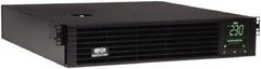 Tripp-Lite - 20 Amp, 2,200 VA, Tower & Rack Mount Line Interactive Backup Uninterruptible Power Supply - Backup 4-1/2 min with Full Load & 12 min with Half Load, 230 Volt Input & Output, 1,920 Watt Output, 1 Phases, 6 Outlets - Exact Tool & Supply