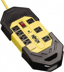 Tripp-Lite - 8 Outlets, 120 VAC15 Amps, 25' Cord, Power Outlet Strip - Floor, Keyhole Mount, 5-15 NEMA Configuration, 1.57" Strip - Exact Tool & Supply