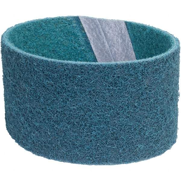 Norton - 2-3/4" Wide x 15-1/2" OAL, Aluminum Oxide Abrasive Belt - Aluminum Oxide, Fine, Nonwoven, Cloth Backing - Exact Tool & Supply