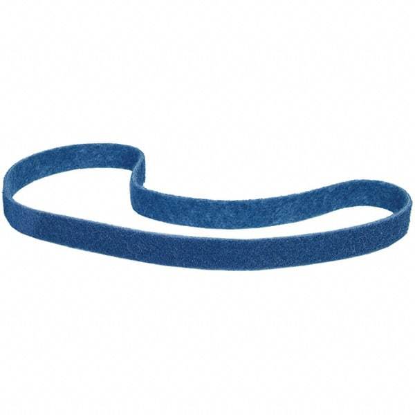 Norton - 1" Wide x 132" OAL, Aluminum Oxide Abrasive Belt - Aluminum Oxide, Very Fine, Nonwoven, Y Weighted Cloth Backing - Exact Tool & Supply