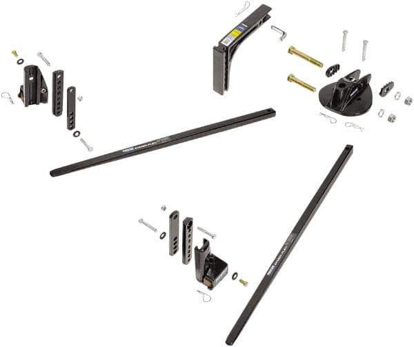 Reese - 12,000 Lb Capacity Weight Distributing Kit - For Use with Up to 7\x94 Trailer Frames with Top & Bottom Mount Couplers - Exact Tool & Supply