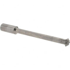 Accupro - 5/16° 5/16" Cut Diam, 1/8" Cut Width, 5/16" Shank, Solid Carbide Double-Angle Cutter - Exact Tool & Supply