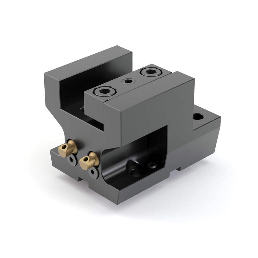 Global CNC Industries - Turret & VDI Tool Holders; Type: Mori OD Facing Block ; Clamping System: 70mm X 62mm ; Tool Axis: OD ; Through Coolant: No ; Outside Diameter (Decimal Inch): 1.0000 ; Additional Information: 4 Mounting Holes - Exact Tool & Supply