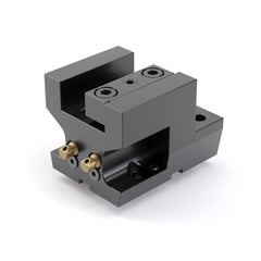 Global CNC Industries - Turret & VDI Tool Holders; Type: Mori OD Facing Block ; Clamping System: 70mm X 62mm ; Tool Axis: OD ; Through Coolant: No ; Outside Diameter (Decimal Inch): 1.0000 ; Additional Information: 4 Mounting Holes - Exact Tool & Supply