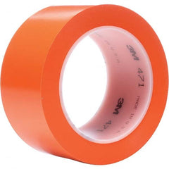 3M - 36 Yd x 1/4" Orange Vinyl Film Tape - Exact Tool & Supply