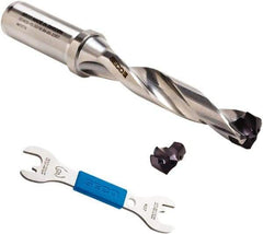 Seco - 12.5 to 13mm Diam, 5xD, 48mm Max Depth, 0.63" Shank Diam, 134mm OAL, Replaceable Tip Drill - SD400 Insert, 12.70 Seat Size, SD405 Toolholder, Series Crownloc Plus - Exact Tool & Supply