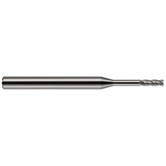 Harvey Tool - 1/32" Diam 4 Flute Solid Carbide 0.01" Corner Radius - Exact Tool & Supply