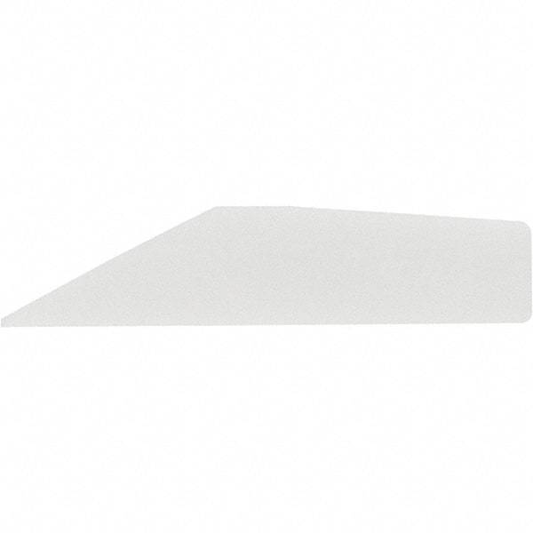 Noga - T80 Bi-Directional Ceramic Deburring Scraper Blade - Flat Blade Cross Section - Exact Tool & Supply