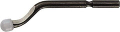 Noga - S10 Right-Handed High Speed Steel Deburring Swivel Blade - Round Blade Cross Section - Exact Tool & Supply