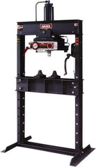 Dake - 75 Ton Air/Hydraulic Shop Press - 10" Stroke - Exact Tool & Supply
