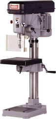 Dake - 14-1/8" Swing, Step Pulley Drill Press - 9 Speed, 1/2 hp, Single Phase - Exact Tool & Supply