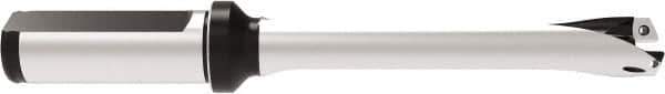 Allied Machine and Engineering - Series 16, 16 to 16.99mm Diam, 3/4" Diam Straight Shank with Flange, Straight Flute Spade Drill - 2-1/67" Max Depth, 5-11/32" OAL, Standard Length, Through Coolant - Exact Tool & Supply