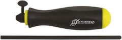 Bondhus - 1/8" Standard Hex Driver - 4.52" Blade Length, Comfort Grip Handle, 9" OAL - Exact Tool & Supply