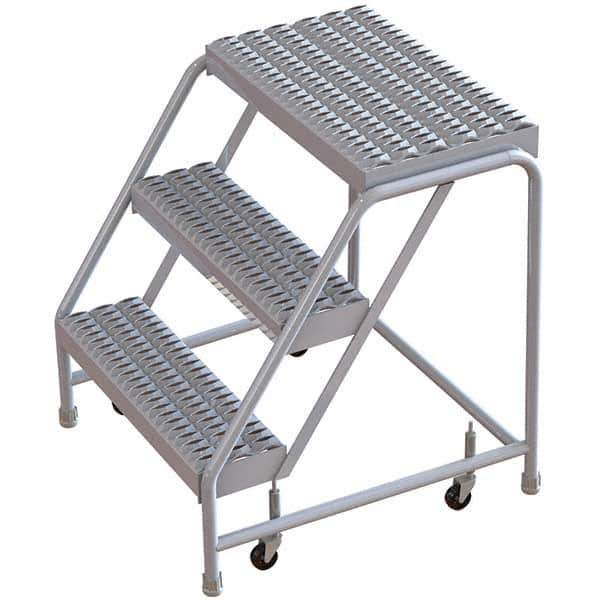 TRI-ARC - Rolling & Wall Mounted Ladders & Platforms Type: Rolling Warehouse Ladder Style: Rolling Safety Ladder - Exact Tool & Supply