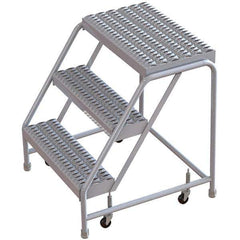 TRI-ARC - Rolling & Wall Mounted Ladders & Platforms Type: Rolling Warehouse Ladder Style: Rolling Safety Ladder - Exact Tool & Supply