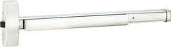 Stanley - 2' 4" to 3' Door Width Rim Exit Device - Satin Stainless Steel Finish - Exact Tool & Supply