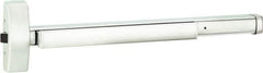 Stanley - 2' 4" to 3' Door Width Rim Exit Device - Fire Rated, Satin Stainless Steel Finish - Exact Tool & Supply