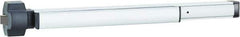 Stanley - 2' 4" to 3' Door Width Rim Exit Device - Aluminum Finish - Exact Tool & Supply