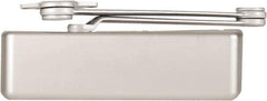 Stanley - Multi-Size Closer Manual Damper - Aluminum Finish, Non-Handed - Exact Tool & Supply