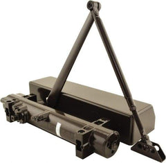 Stanley - Multi-Size Closer Manual Damper - Dark Bronze Finish, Non-Handed - Exact Tool & Supply
