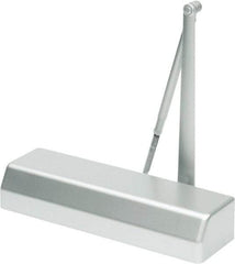 Stanley - Multi-Size Closer Manual Damper - Aluminum Finish, Non-Handed - Exact Tool & Supply