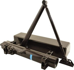 Stanley - Multi-Size Closer Manual Damper - Dark Bronze Finish, Non-Handed - Exact Tool & Supply