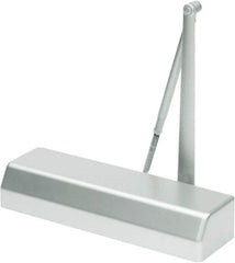 Stanley - Multi-Size Closer Manual Damper - Aluminum Finish, Non-Handed - Exact Tool & Supply