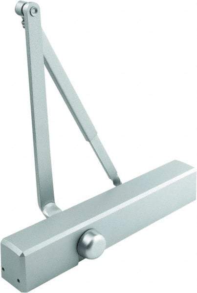 Stanley - Multi-Size Closer Manual Damper - Aluminum Finish, Non-Handed - Exact Tool & Supply