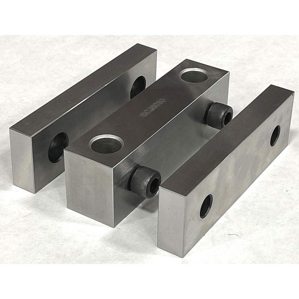 TE-CO - Vise Jaw Sets; Jaw Width (mm): 101.6 ; Jaw Width (Inch): 4 ; Jaw Width (Decimal Inch): 4 ; Set Type: Component Kit ; Material: Steel ; Vise Compatibility: 4" Vises - Exact Tool & Supply