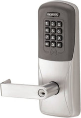 Schlage - Entry Lever Lockset for 1-3/8 to 1-3/4" Thick Doors - Exact Tool & Supply