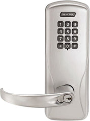 Schlage - Entry Lever Lockset for 1-3/8 to 1-3/4" Thick Doors - Exact Tool & Supply