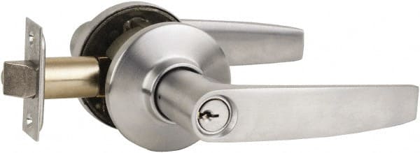 Schlage - Entry Lever Lockset for 1-3/8 to 1-3/4" Thick Doors - Exact Tool & Supply