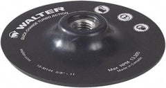 WALTER Surface Technologies - 5" Diam Quick-Change Disc Backing Pad - 12,200 RPM - Exact Tool & Supply