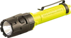 Streamlight - White LED Bulb, 175 Lumens, Industrial/Tactical Flashlight - Yellow Polycarbonate Body, 2 AA Alkaline Batteries Included - Exact Tool & Supply