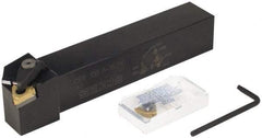 Seco - External Thread, 1" Shank Width Indexable Threading Toolholder - 16ER Insert Compatibility - Exact Tool & Supply