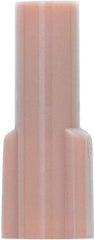 3M - 22 to 18 AWG, Vinyl, Partially Insulated, Male Wire Disconnect - 3/16 Inch Wide Tab, Red, RoHS 2011/65/EU Compliant - Exact Tool & Supply